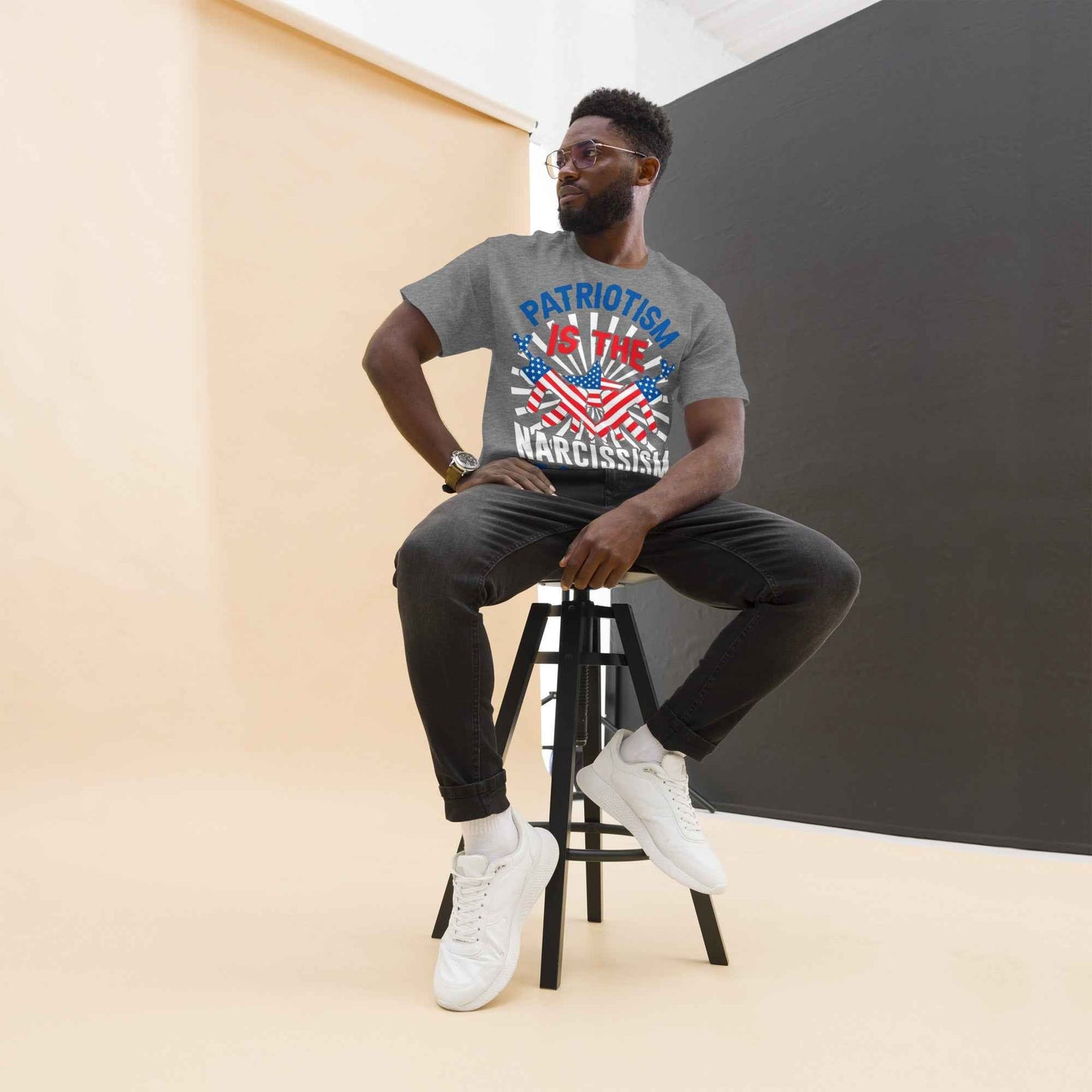 Narcissism of Countries Streetwear T Shirt - Unique Graphic Tee for Global Pride - 7 Stage Streetwear