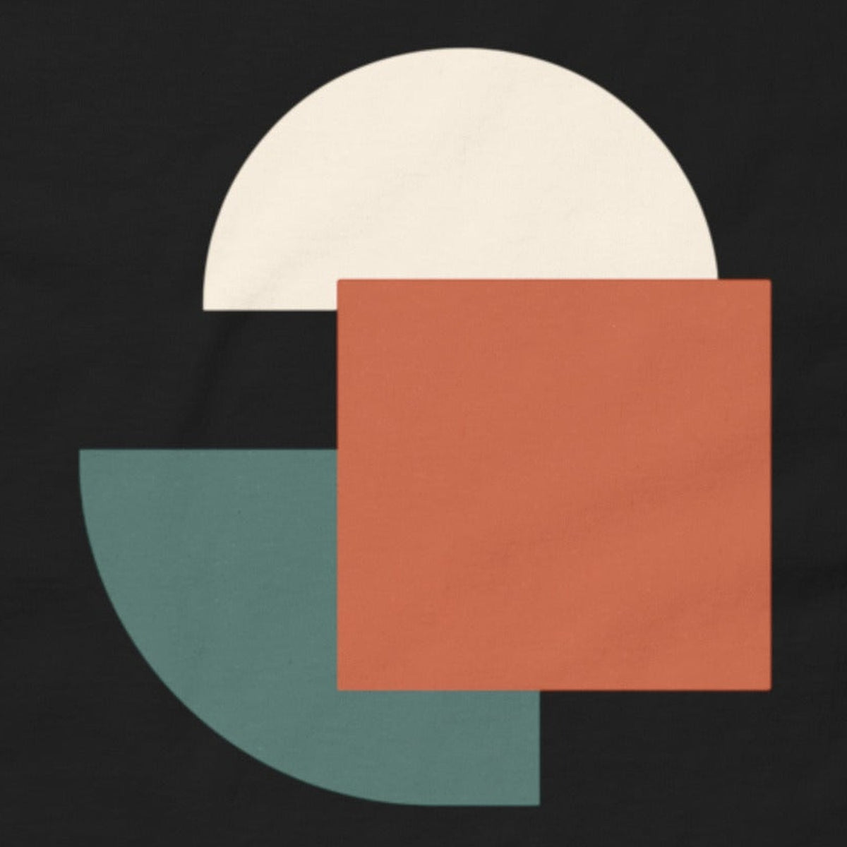 Close-up of the Geometric Graphic Tee print by 7 Stage Streetwear