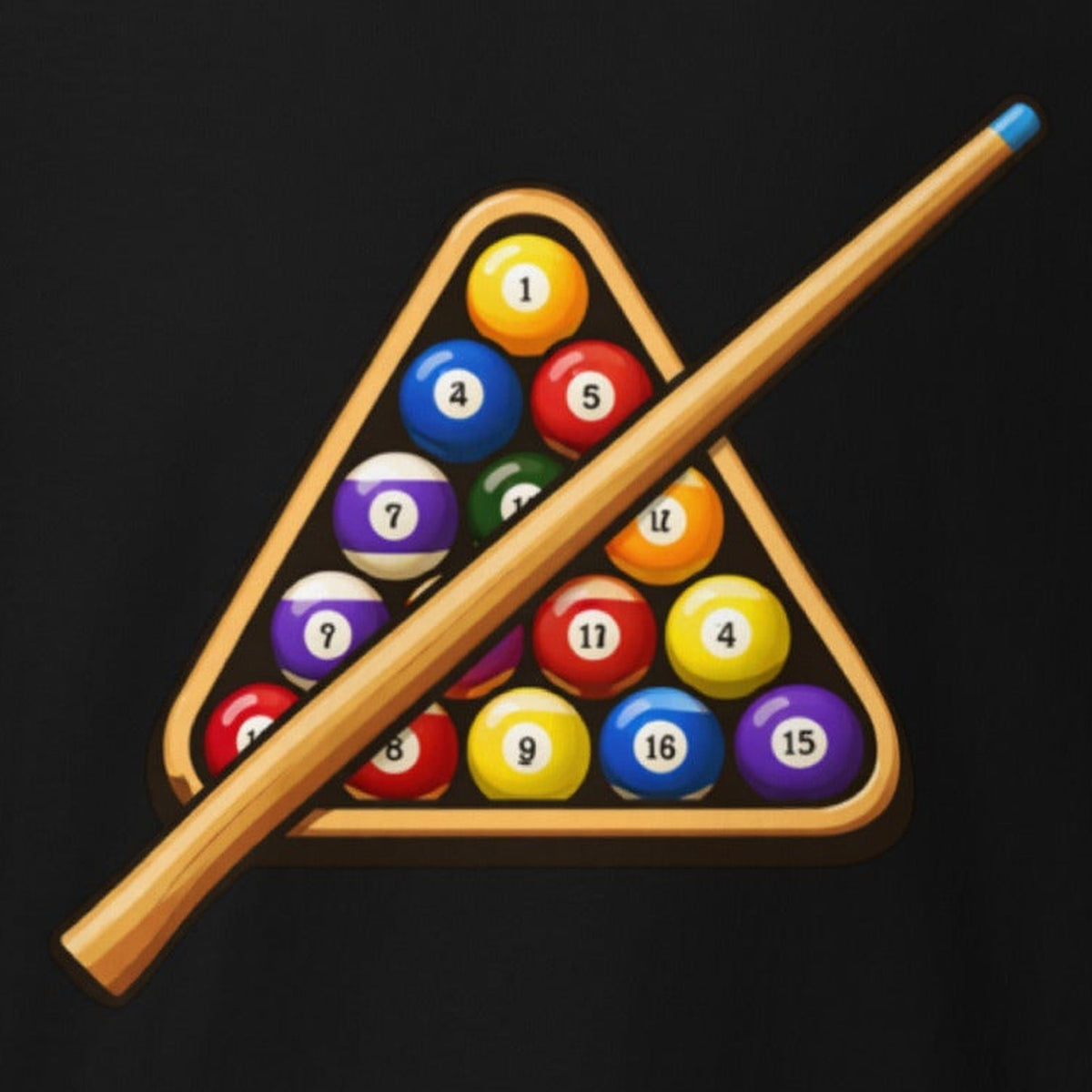 Close-up of the Control Table Discipline Tee print by 7 Stage Streetwear