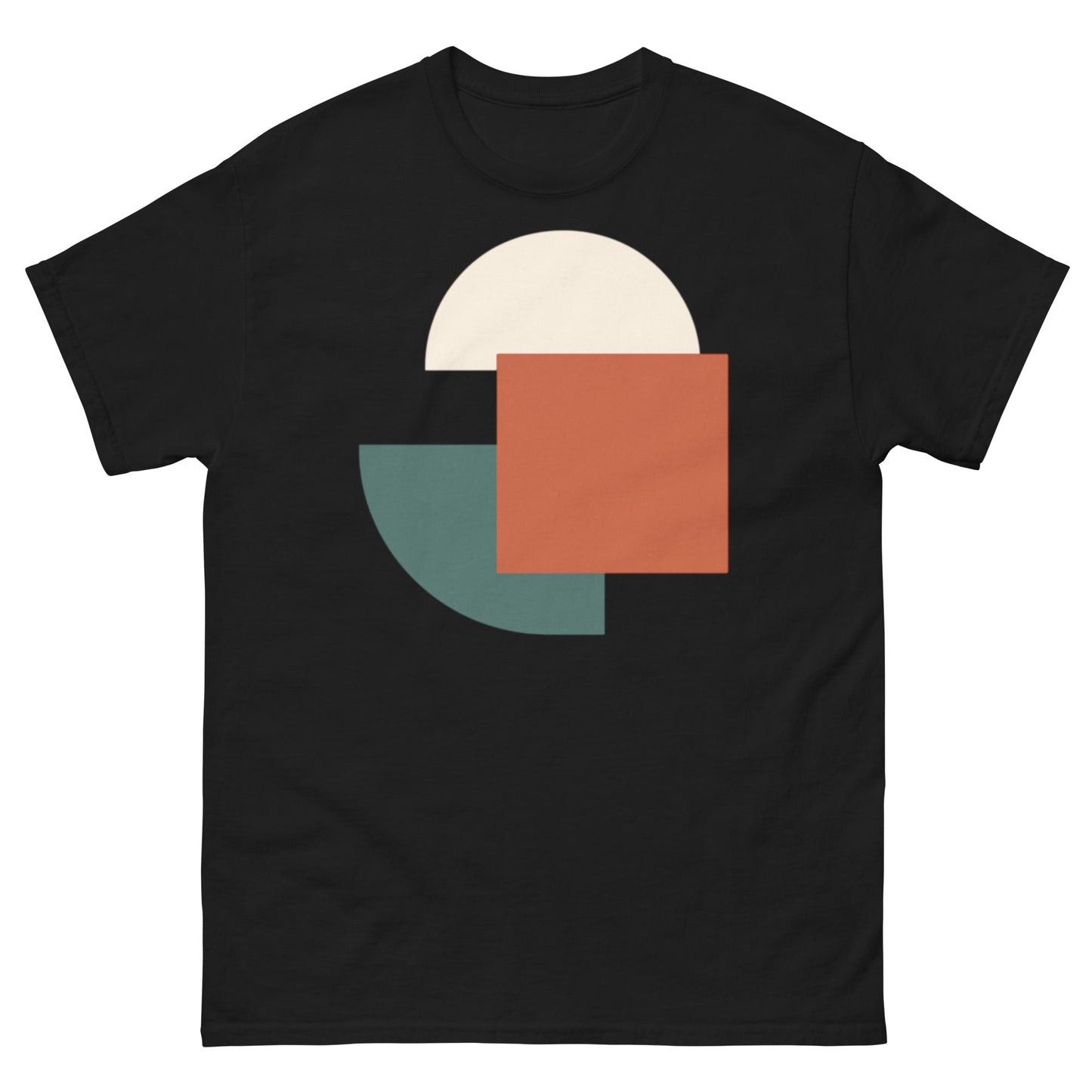 Geometric streetwear graphic tee