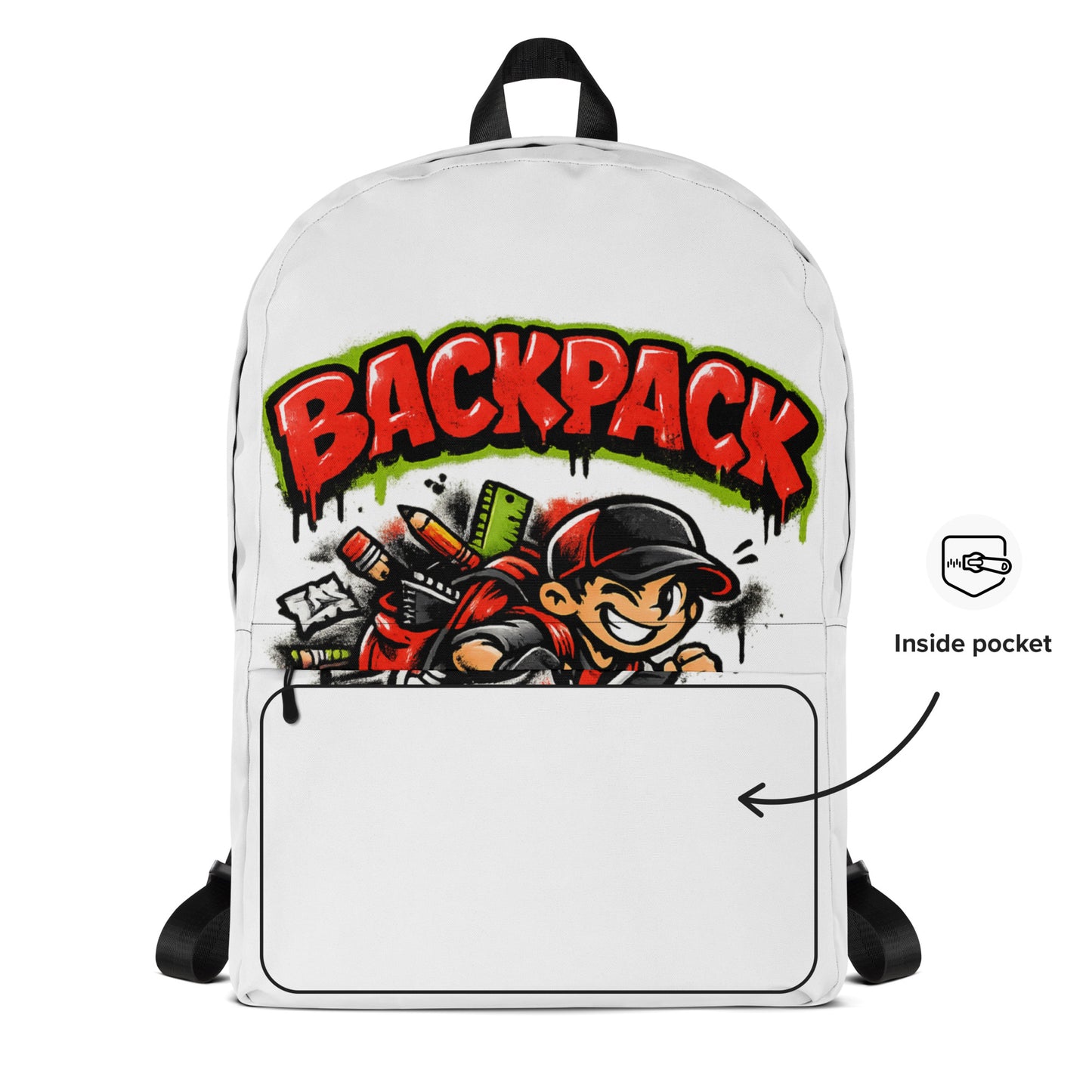 Back Pack Bandit Graphic Backpack by 7 Stage Streetwear