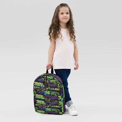 Street Art Graphic Backpack by 7 Stage Streetwear