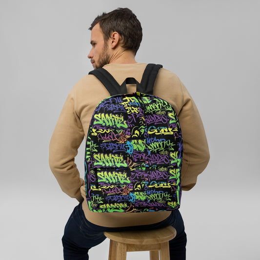 Street Art Graphic Backpack by 7 Stage Streetwear