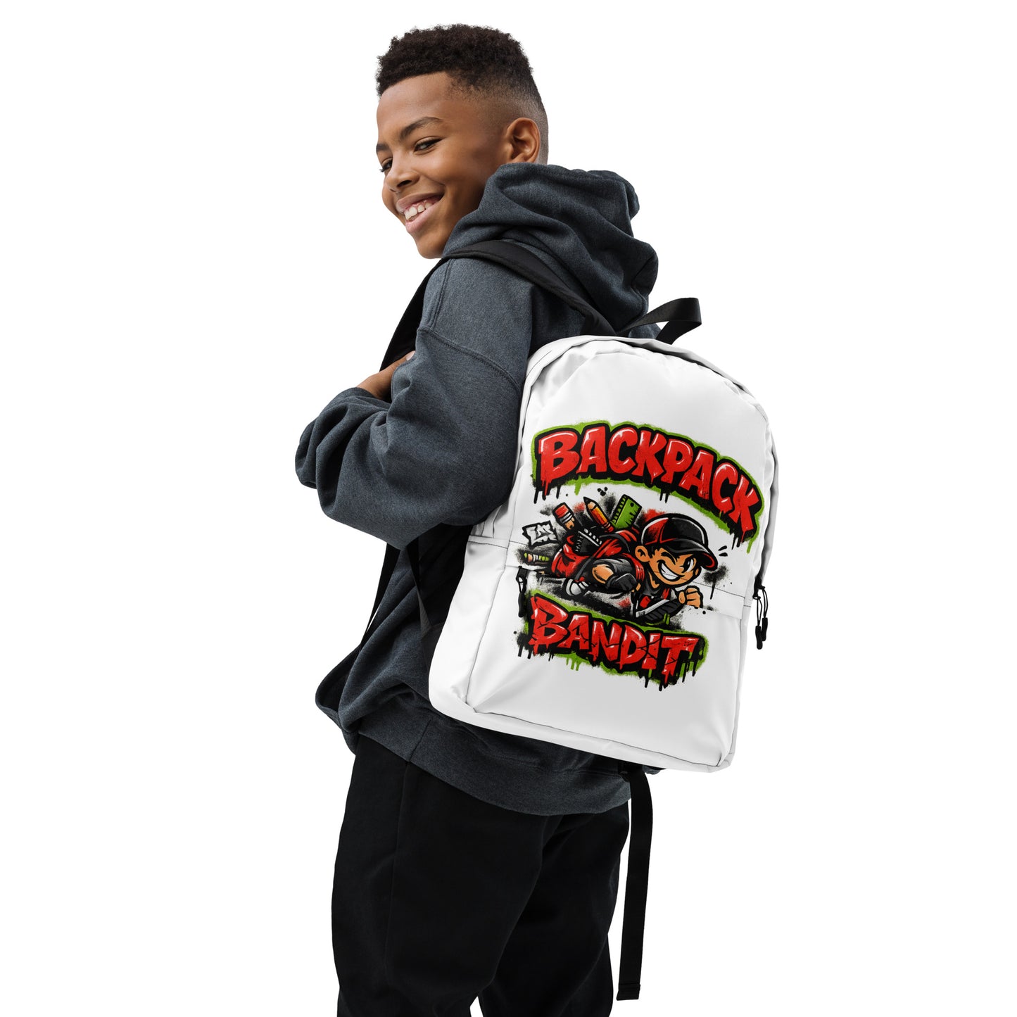 Back Pack Bandit Graphic Backpack by 7 Stage Streetwear