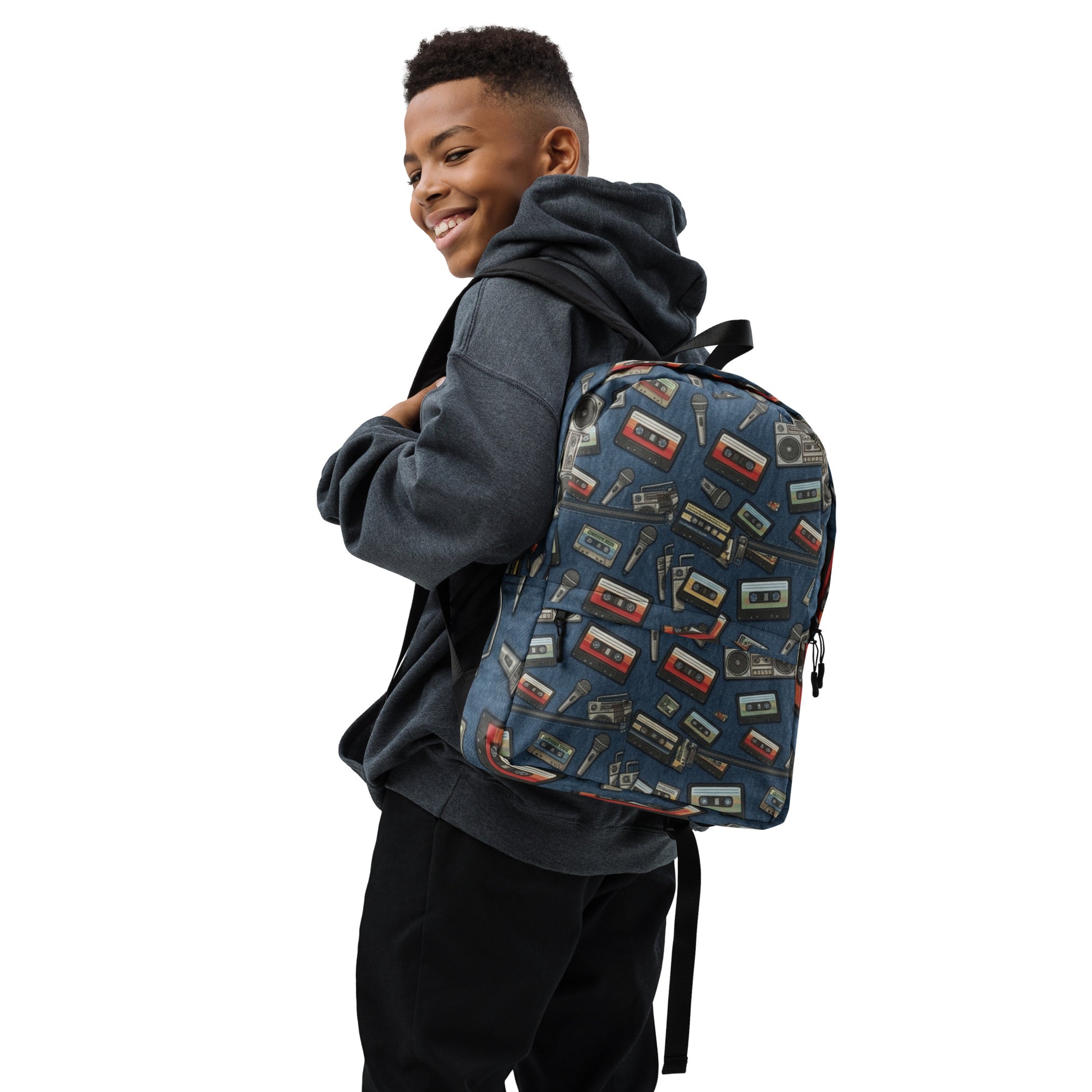 Music Graphic Backpack by 7 Stage Streetwear
