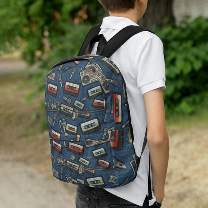 Music Graphic Backpack by 7 Stage Streetwear