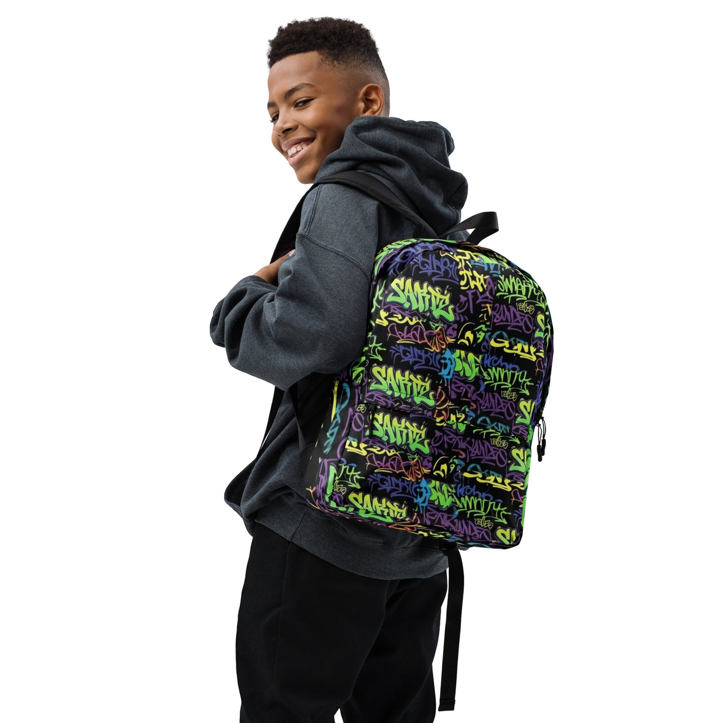 Street Art Graphic Backpack by 7 Stage Streetwear