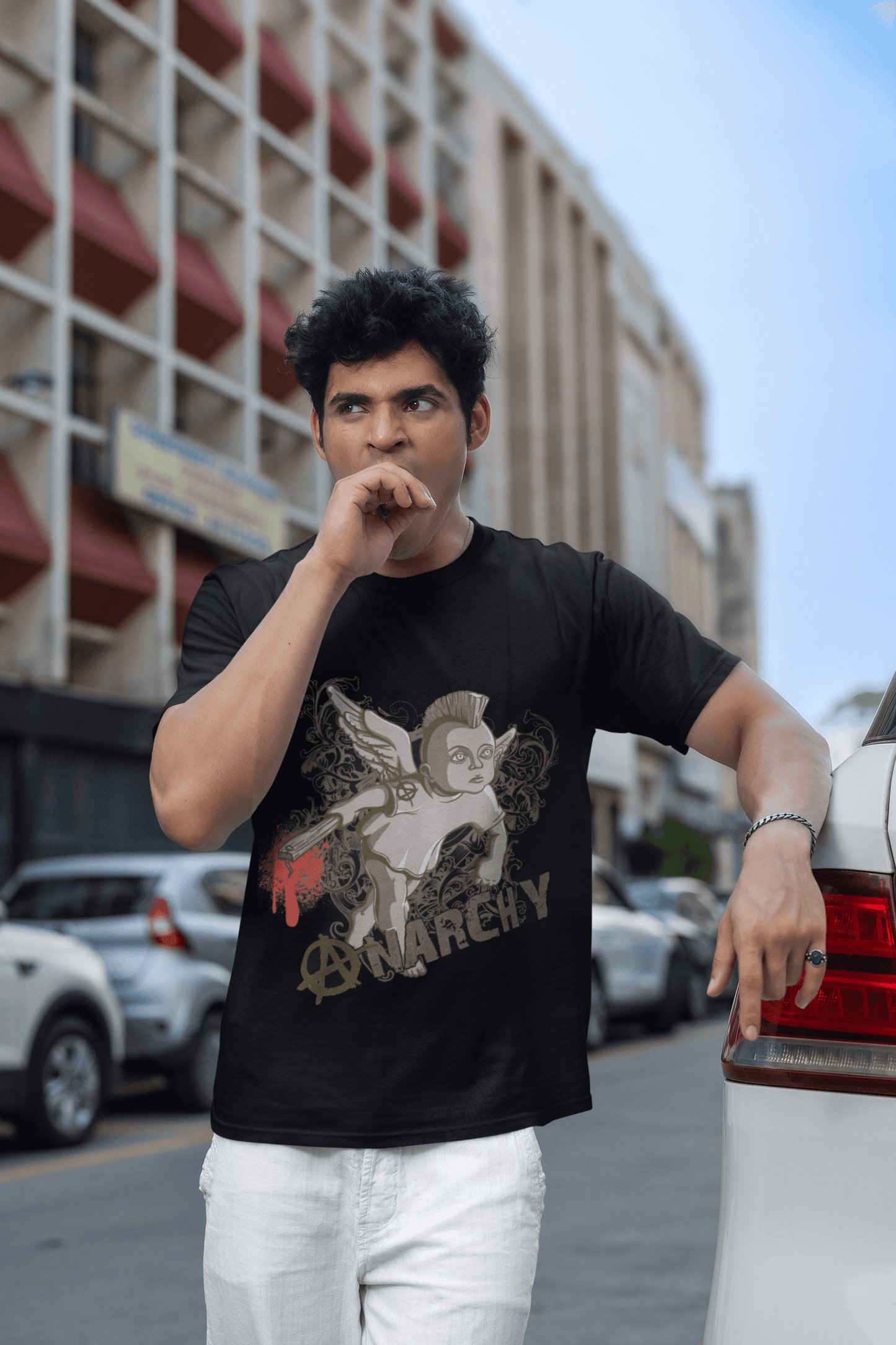 Anarchy streetwear graphic tee