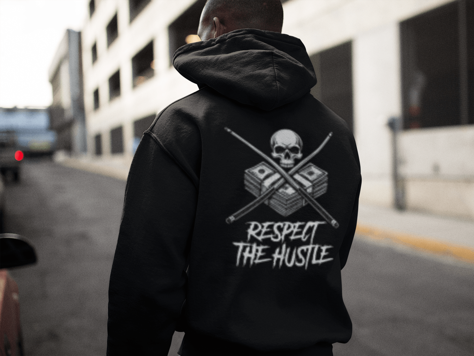 Respect the Hustle motivational hoodie