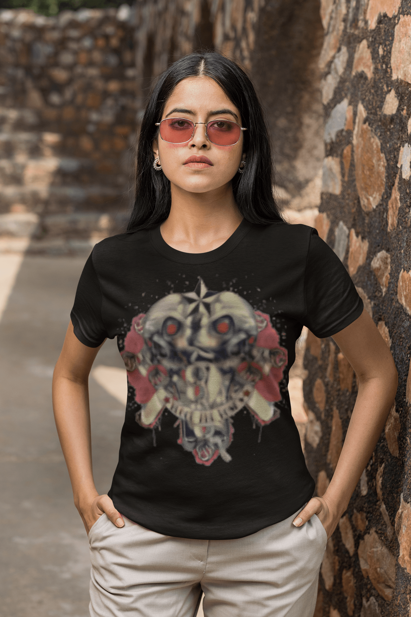 Hood and Poses streetwear graphic tee