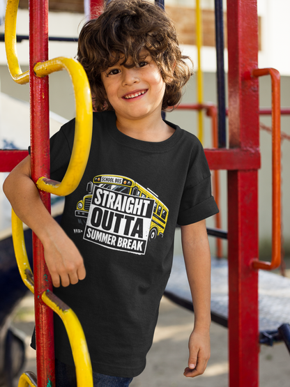 Straight Outta Summer Break Kids T-Shirt by 7 Stage Streetwear