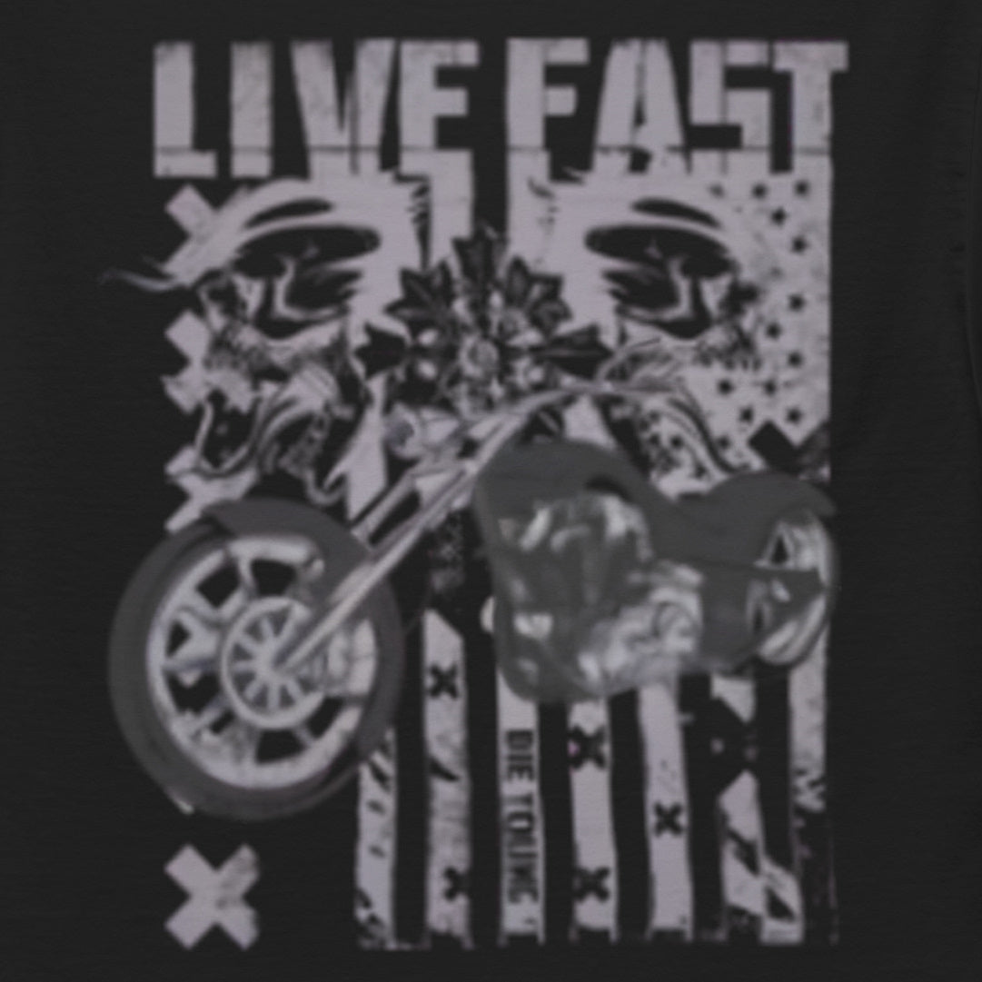 Live Fast graphic tee