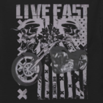 Live Fast graphic tee