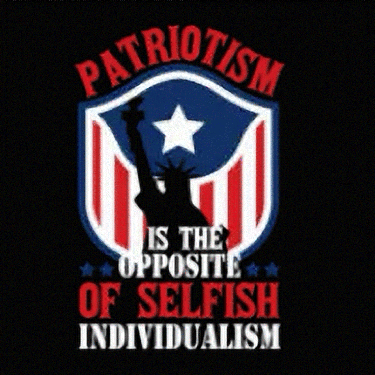 Patriot's Blood Freedom Tree patriotic graphic tee