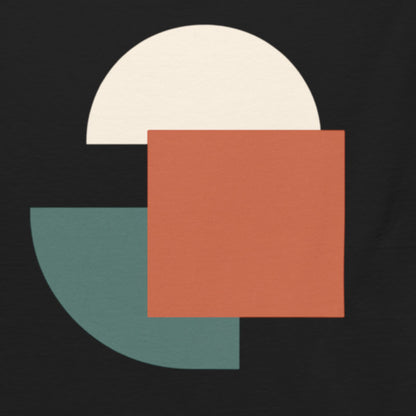 Geometric streetwear graphic tee