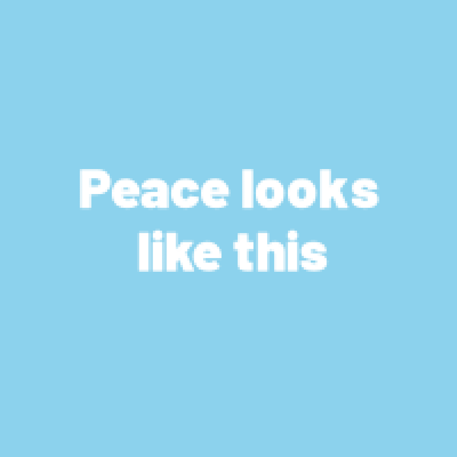 Peace inspirational graphic tee