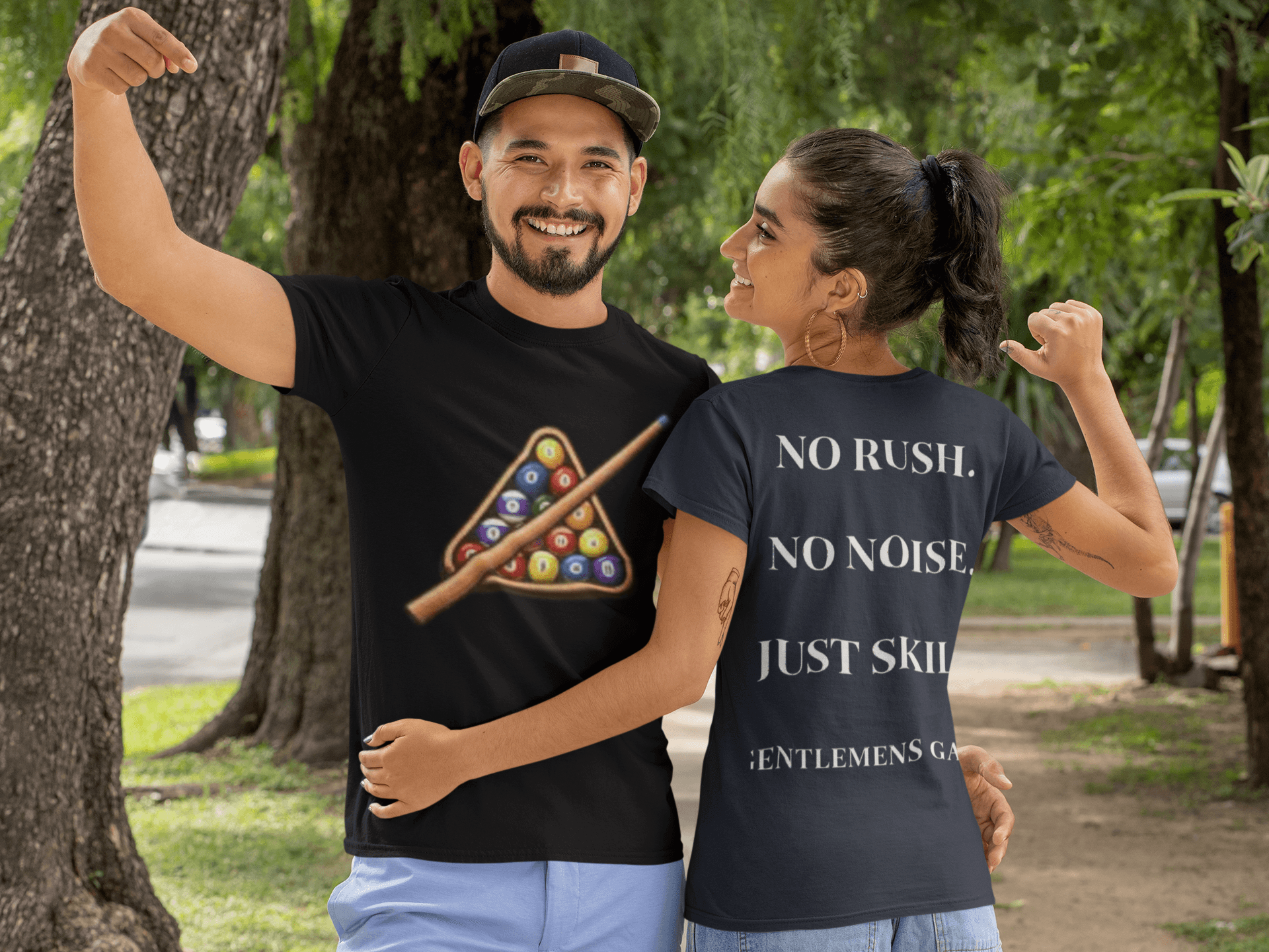 Table Discipline billiards graphic tee