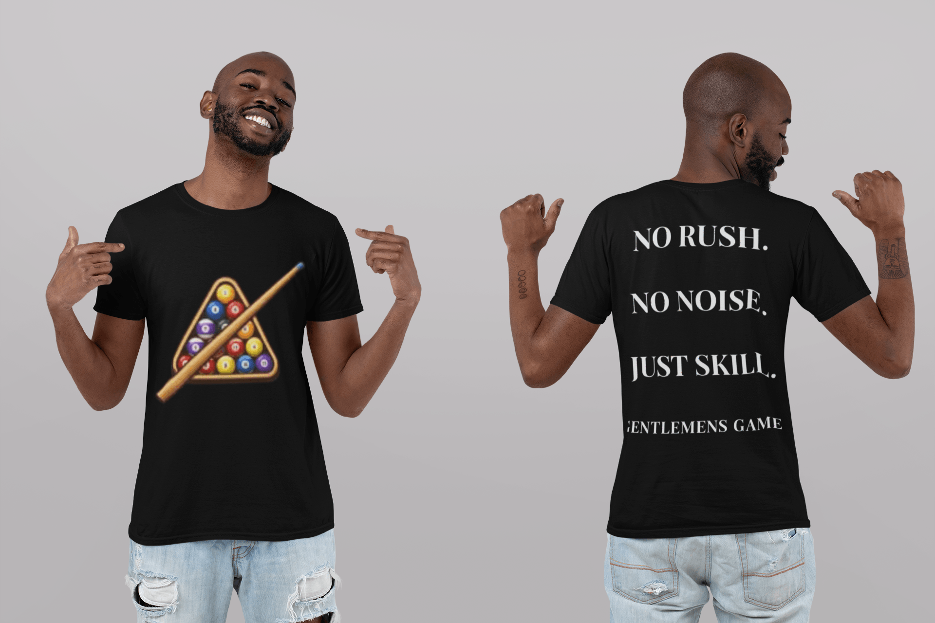 Table Discipline billiards graphic teer