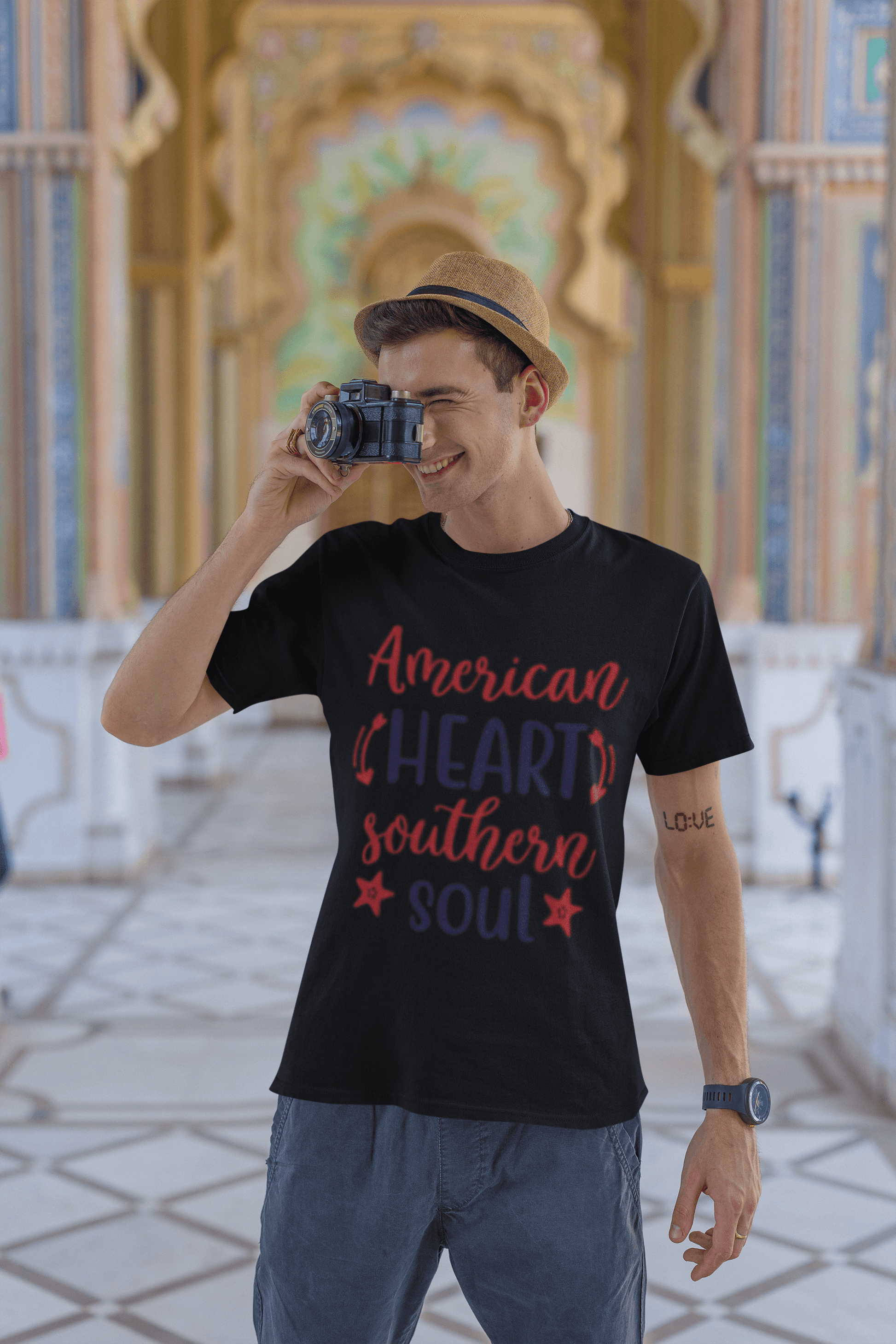 Southern Heritage patriotic graphic tee