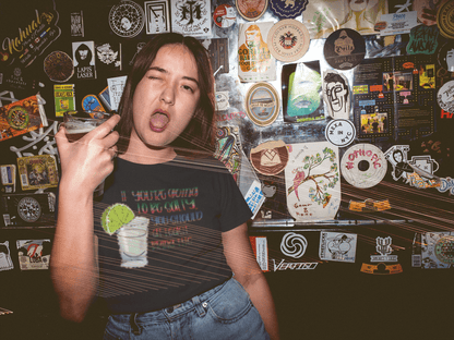 Tequila Too Salty funny graphic tee