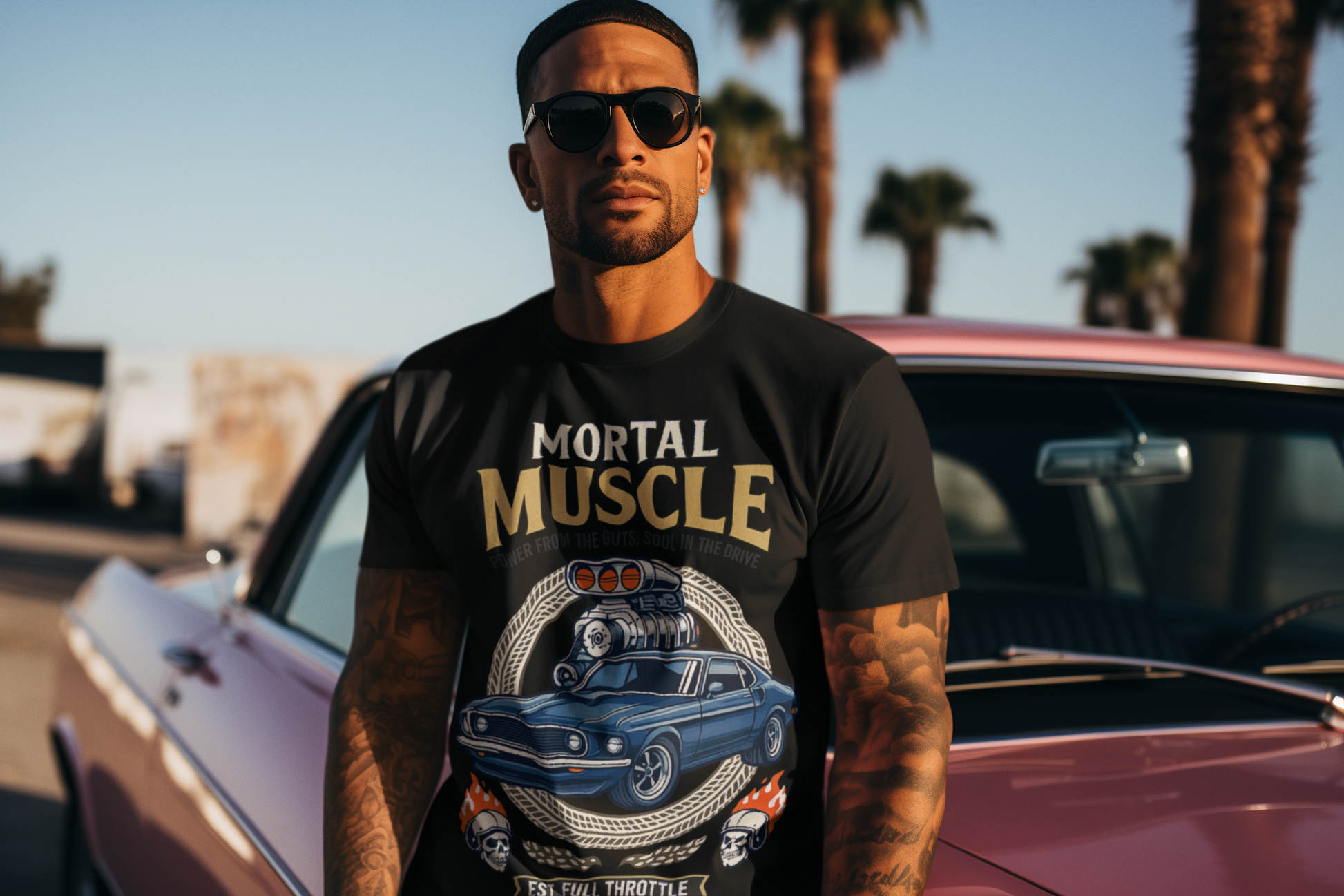 One Mile At A Time Graphic Tee/7 Stage Streetwear