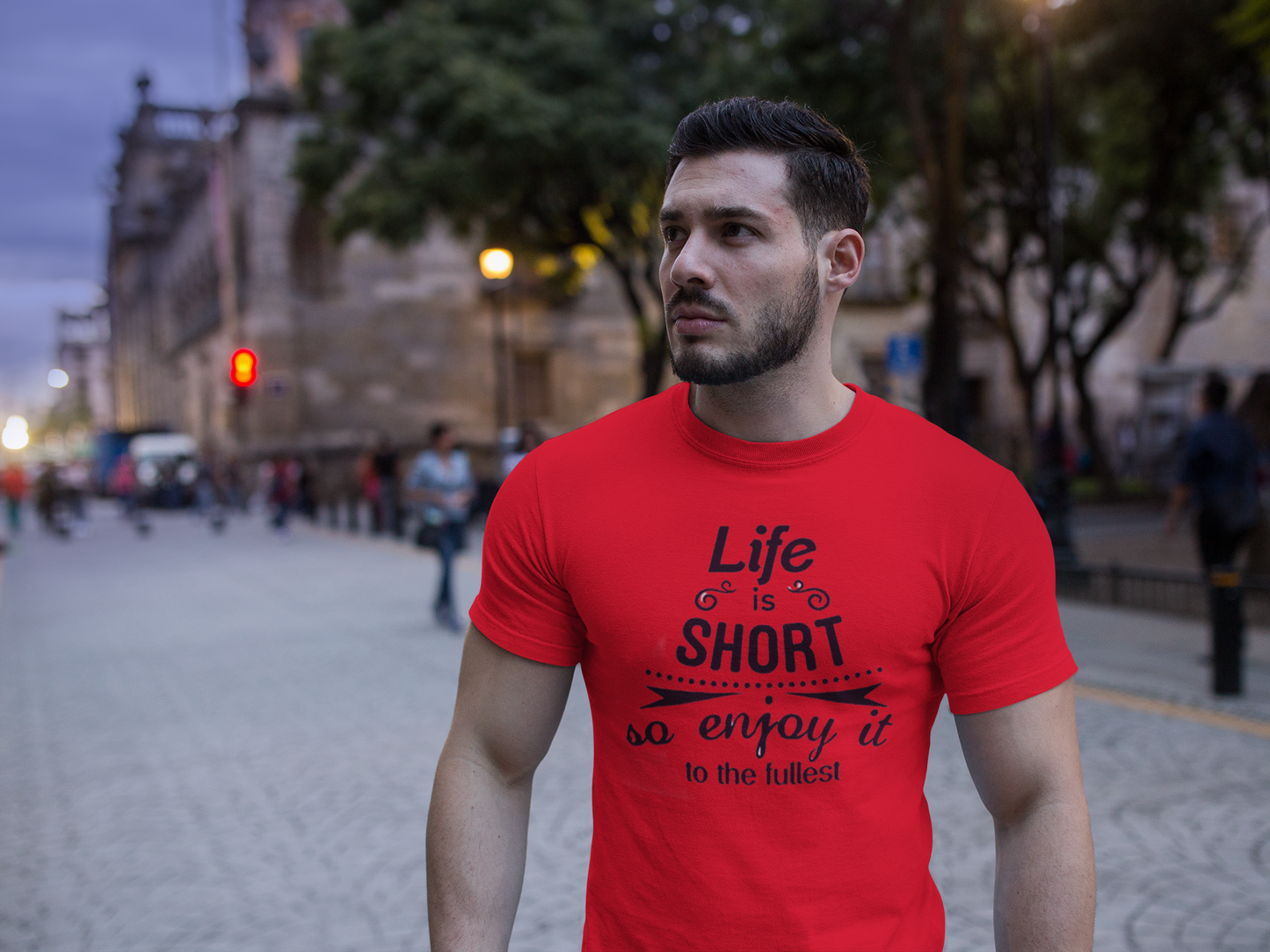 Life is Short Graphic Tee/7 Stage Streetwear