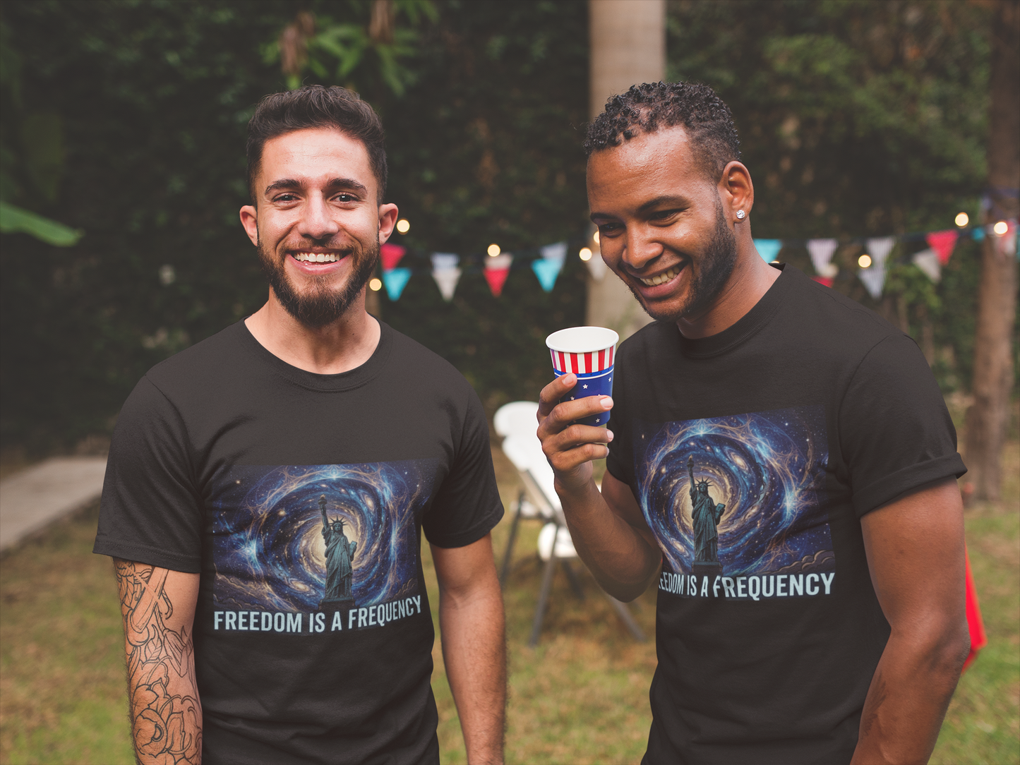 Freedom is a Frequency T-shirt/ 7 Stage Streetwear