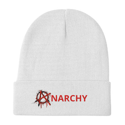 Anarchy Embroidered Beanie/7 Stage Streetwear