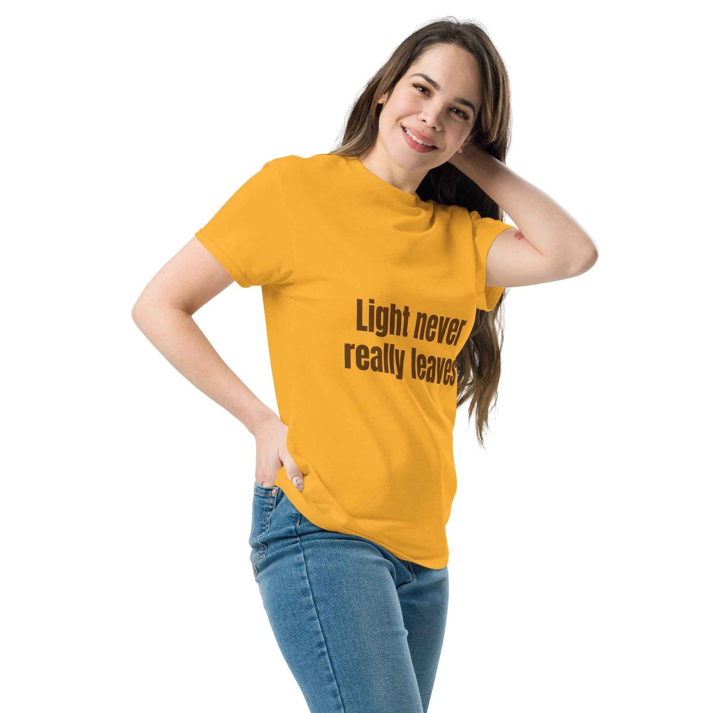 Light Never Leaves Streetwear T-Shirt - Timeless Unisex Classic Tee for Every Wardrobe - 7 Stage Streetwear