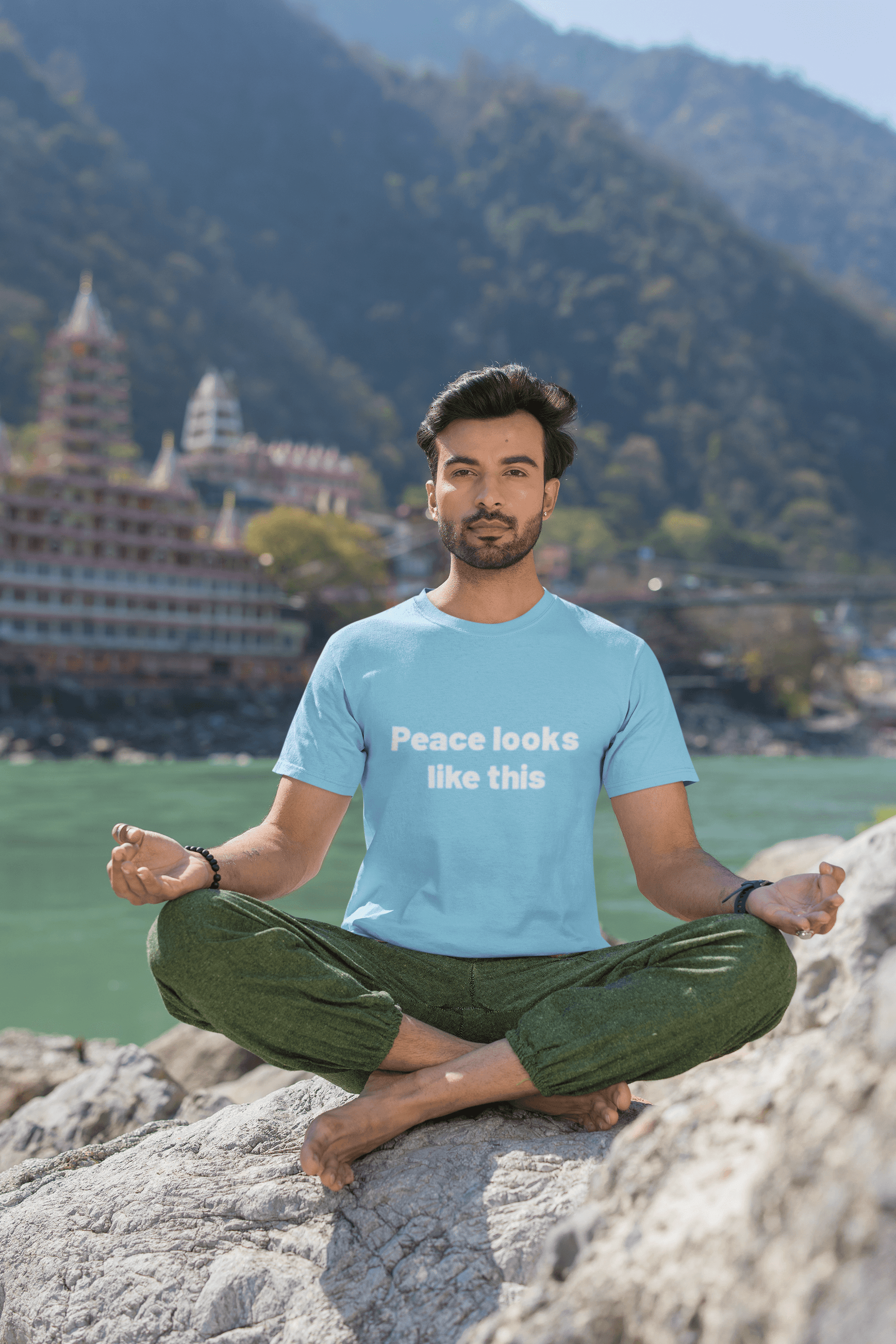 Peace inspirational graphic tee