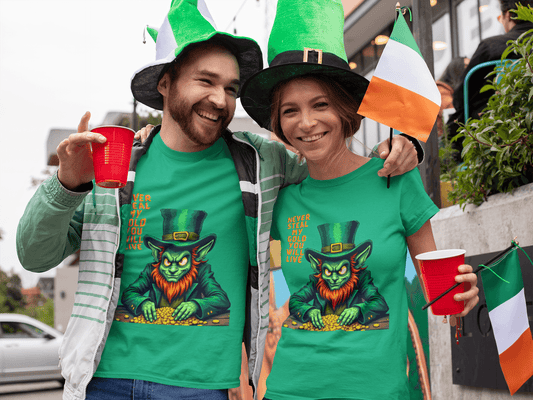 Never Steal My Gold St. Patrick's Day graphic tee