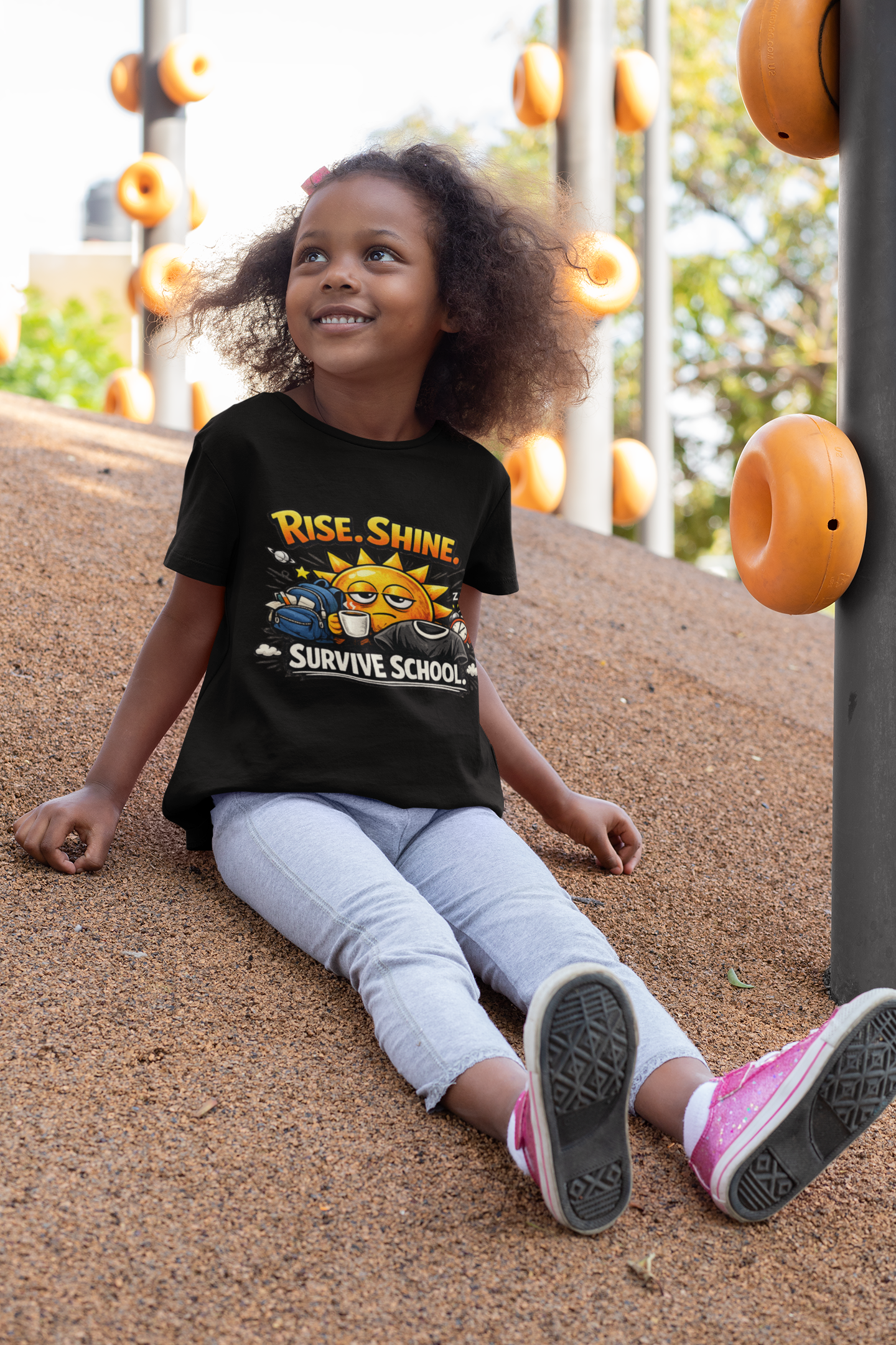 Rise Shine Survive School Kids T-Shirt by 7 Stage Streetwear