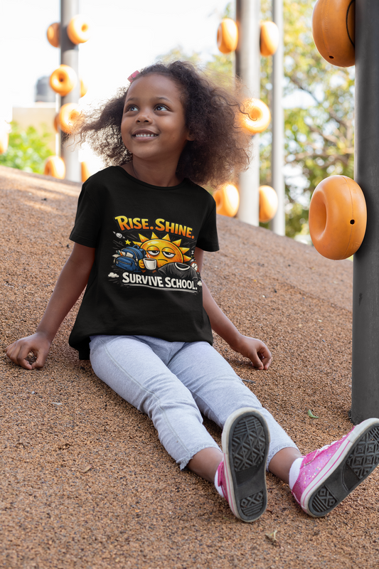 Rise Shine Survive School Kids T-Shirt by 7 Stage Streetwear