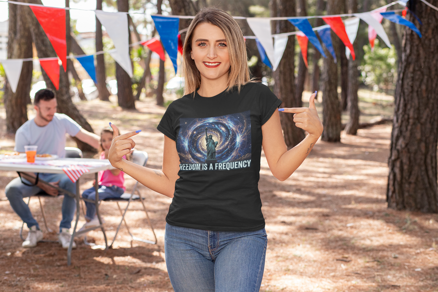 Freedom is a Frequency T-shirt/ 7 Stage Streetwear