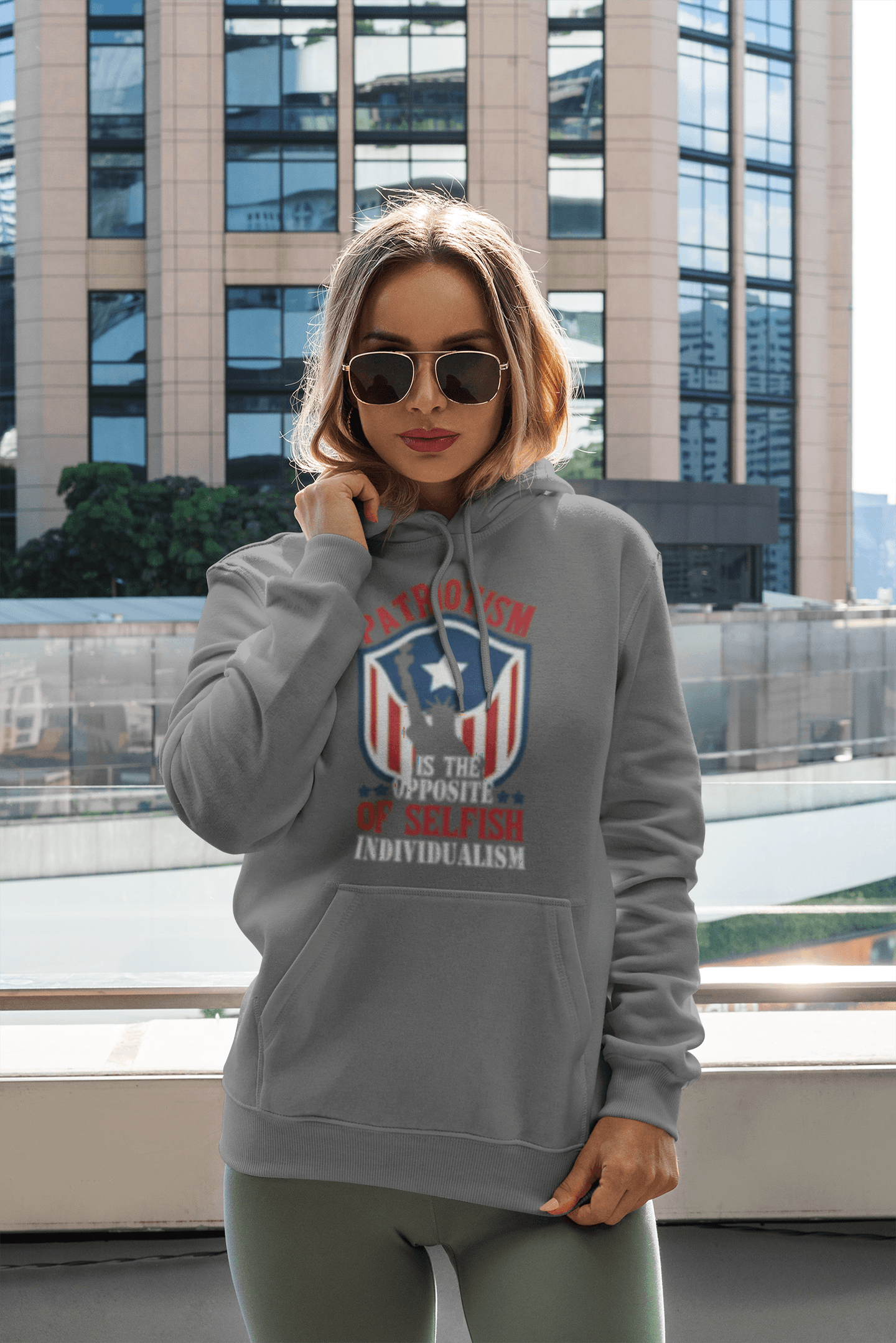 Selfish Individualism graphic hoodie