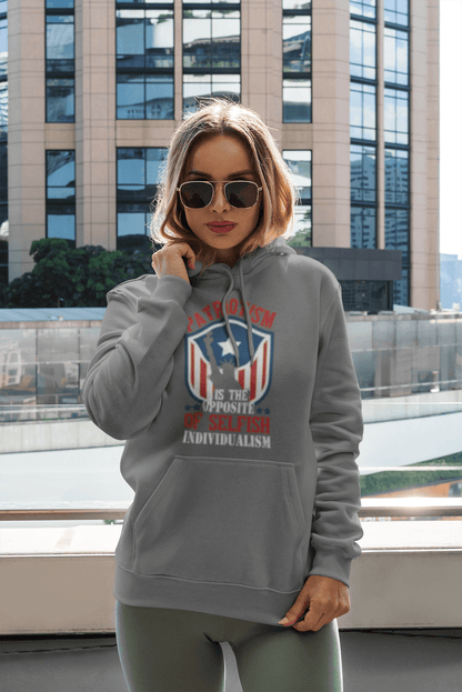Selfish Individualism graphic hoodie