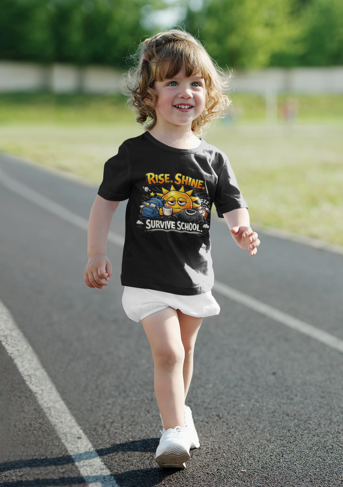 Rise Shine Survive School Kids T-Shirt by 7 Stage Streetwear