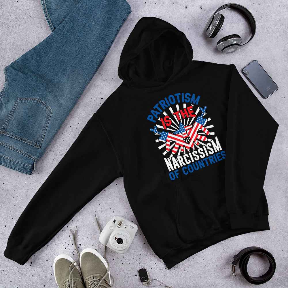 Narcissism of Countries Streetwear Hoodie - Style Meets Global Insight - 7 Stage Streetwear