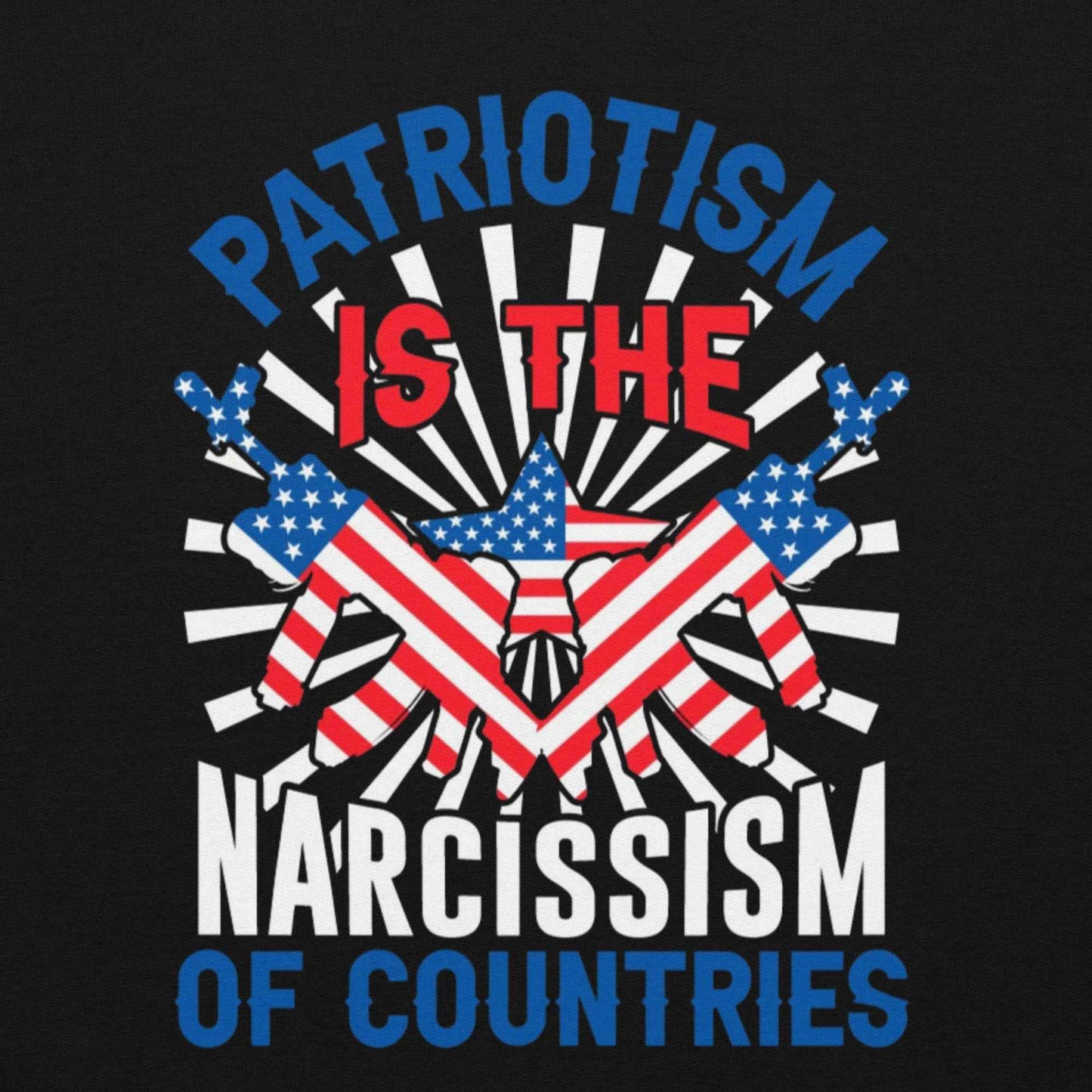 Narcissism of Countries Streetwear Hoodie - Style Meets Global Insight - 7 Stage Streetwear