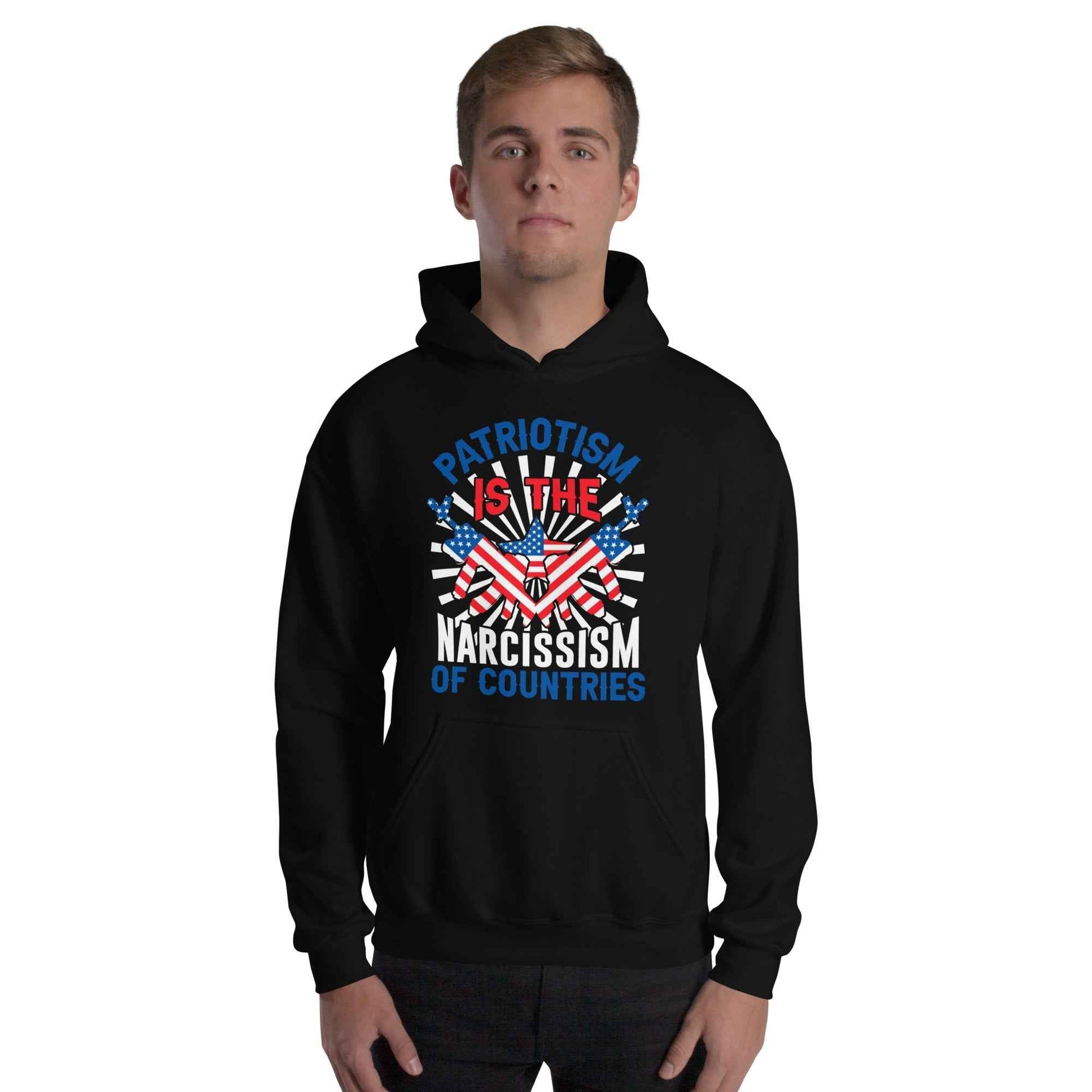 Narcissism of Countries Streetwear Hoodie - Style Meets Global Insight - 7 Stage Streetwear