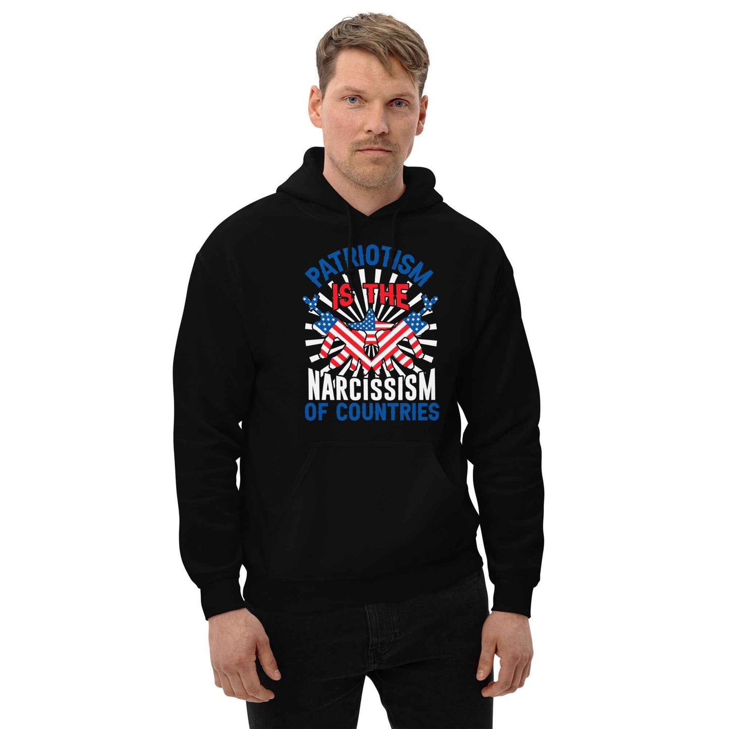 Narcissism of Countries Star Streetwear Hoodie - Style Meets Global Insight - 7 Stage Streetwear