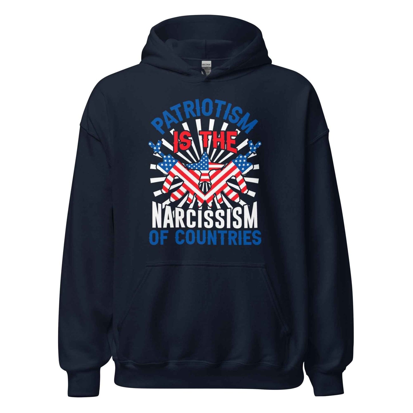 Narcissism of Countries Streetwear Hoodie - Style Meets Global Insight - 7 Stage Streetwear