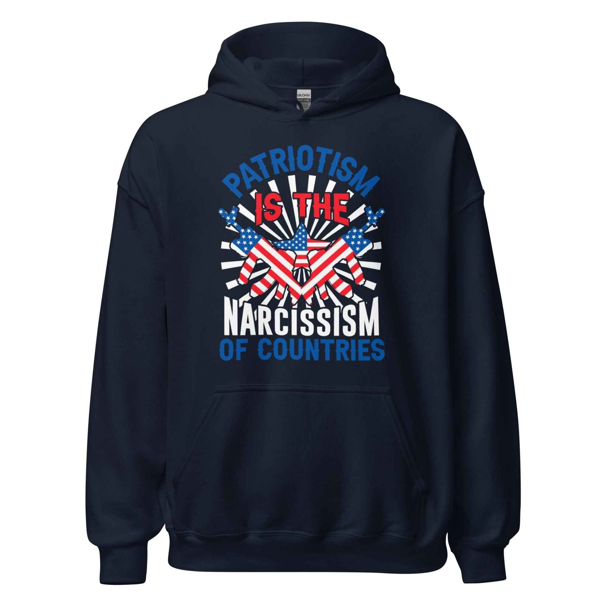 Narcissism of Countries Streetwear Hoodie - Style Meets Global Insight - 7 Stage Streetwear