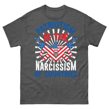 Narcissism of Countries Streetwear T Shirt - Unique Graphic Tee for Global Pride - 7 Stage Streetwear