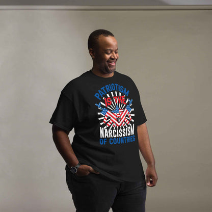 Narcissism of Countries Streetwear T Shirt - Unique Graphic Tee for Global Pride - 7 Stage Streetwear