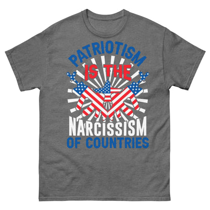 Narcissism of Countries Streetwear T Shirt - Unique Graphic Tee for Global Pride - 7 Stage Streetwear