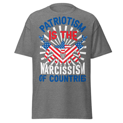 Narcissism of Countries Streetwear T Shirt - Unique Graphic Tee for Global Pride - 7 Stage Streetwear
