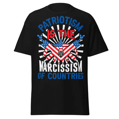 Narcissism of Countries Streetwear T Shirt - Unique Graphic Tee for Global Pride - 7 Stage Streetwear