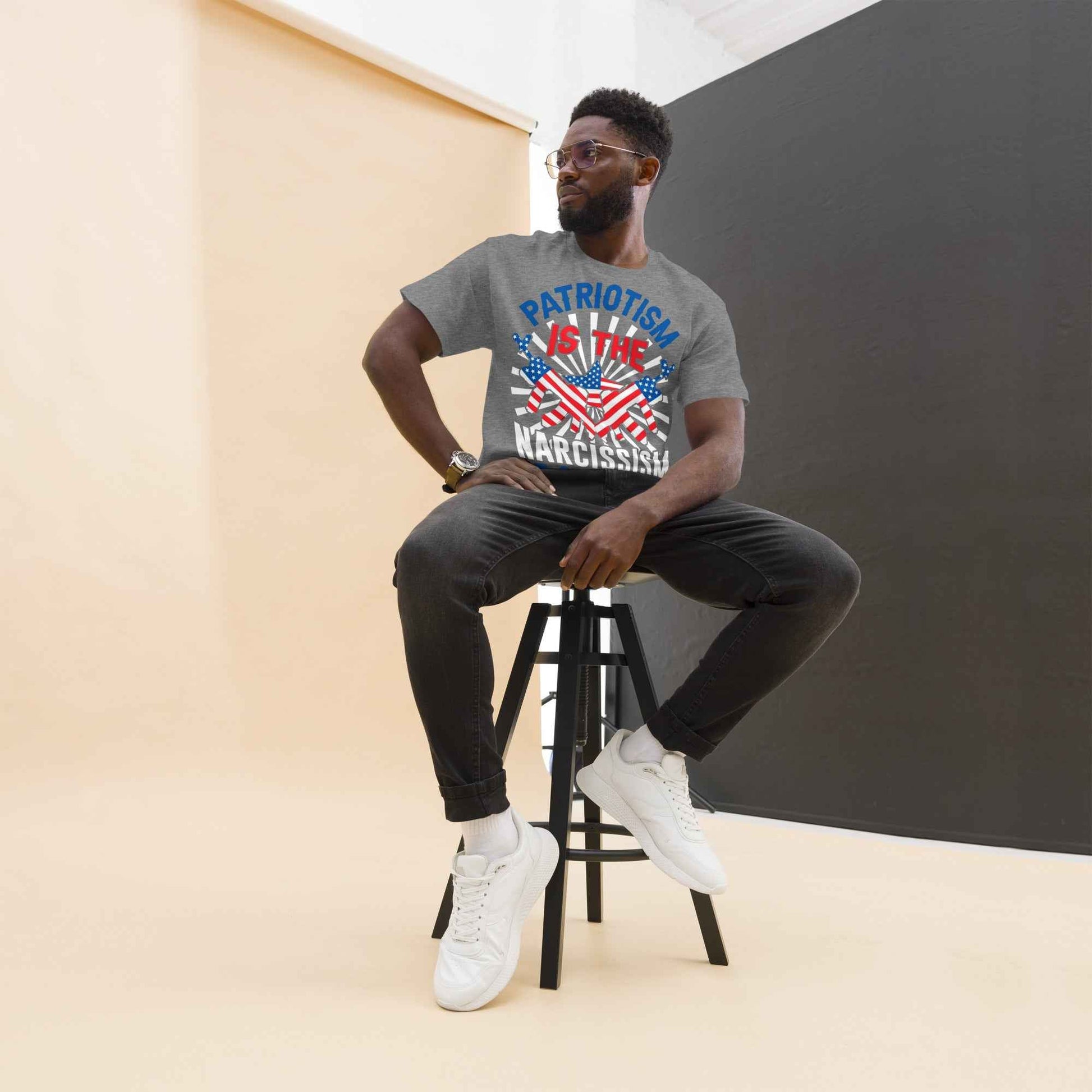 Narcissism of Countries Streetwear T Shirt - Unique Graphic Tee for Global Pride - 7 Stage Streetwear