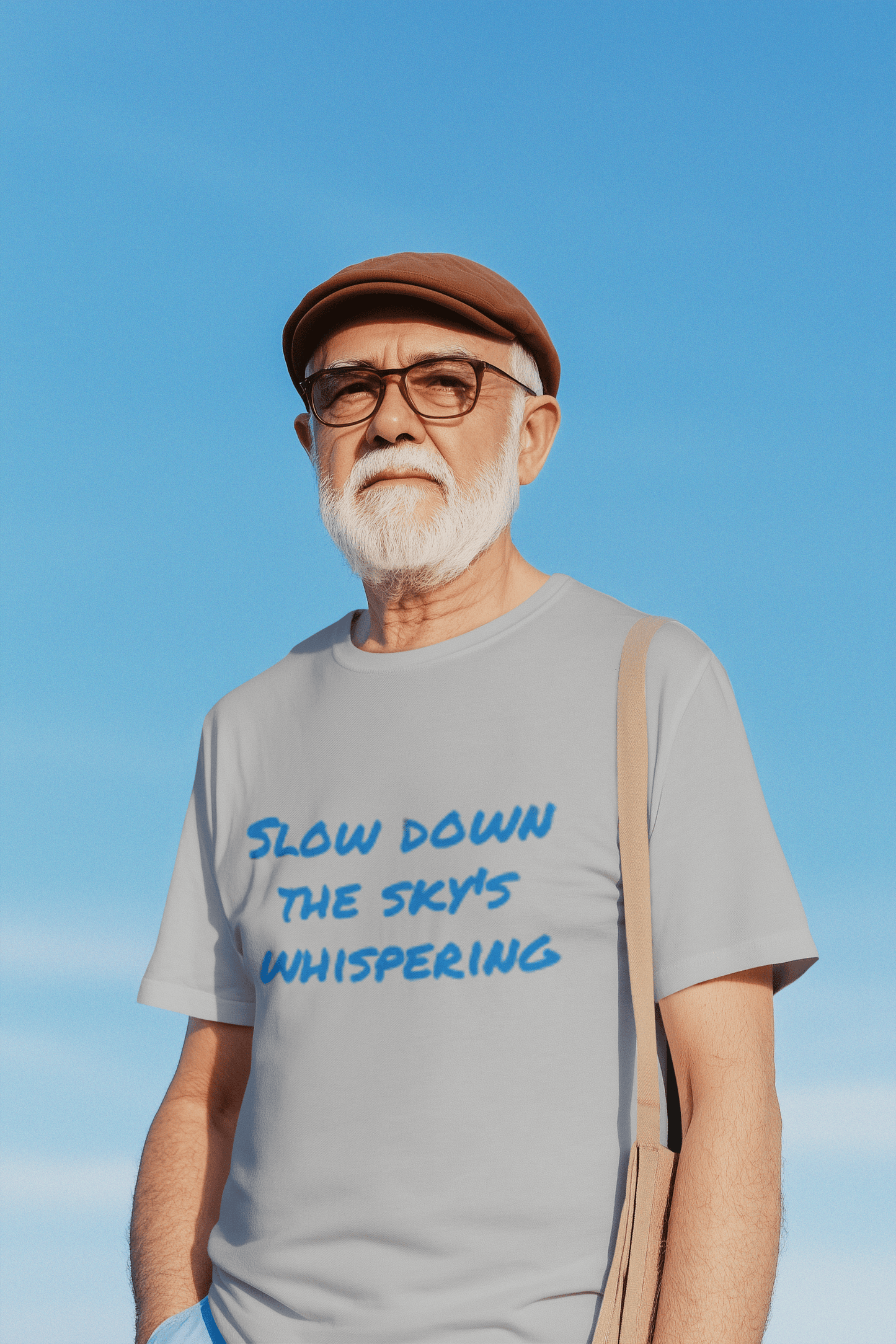 Slow Down the Sky inspirational graphic tee